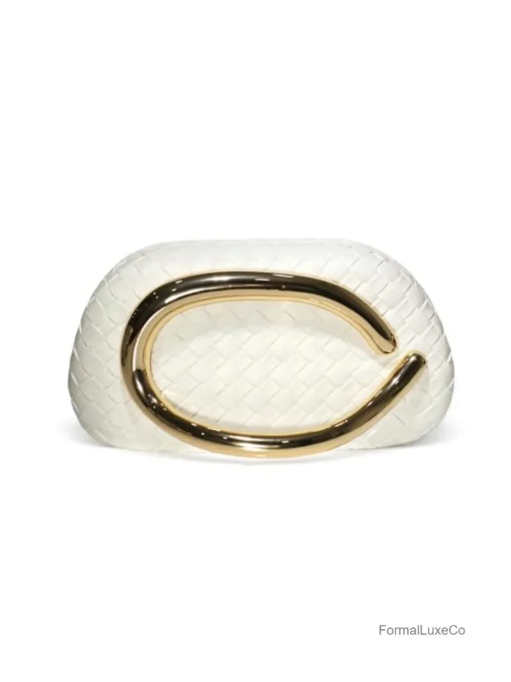 Vegan Leather Acrylic Clutch Box Evening Bag Detachable Chain